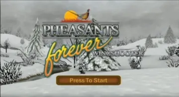 Pheasants Forever - Wingshooter screen shot title